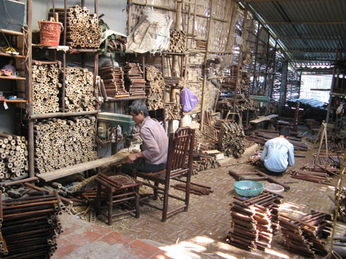 Làng nghề tre trúc Xuân Lai